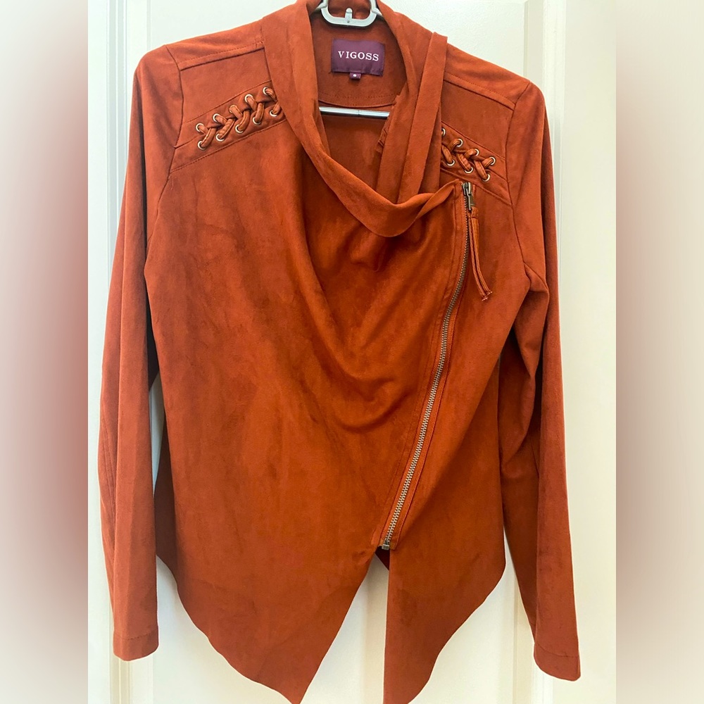 VIGOSS suede rust size S Jacket